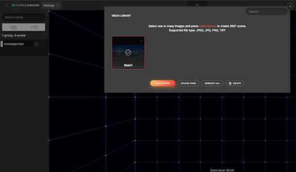 dashboard piattaforma Lapentor