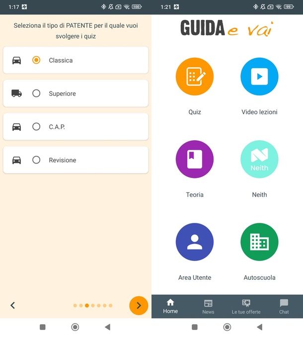 altre app per la patente di guida