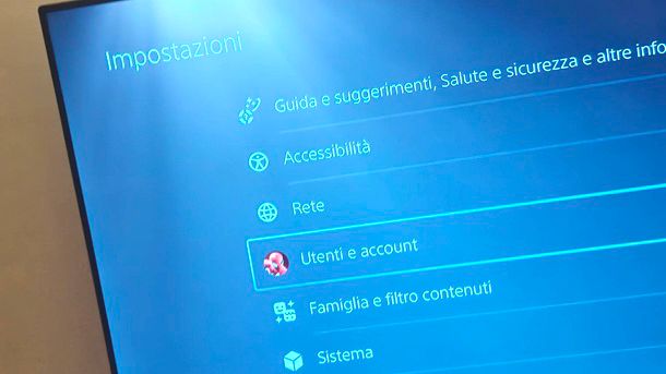 Accedere al PSN PS5