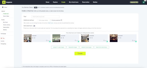interfaccia Keypano