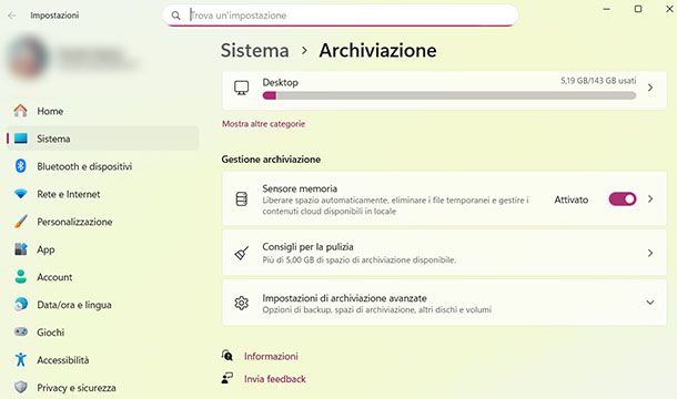 Storage Sense