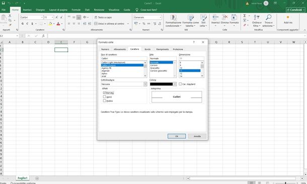 excel barrato