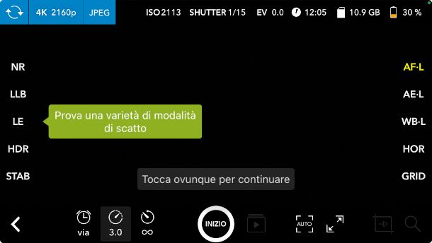 schermata app Skyflow