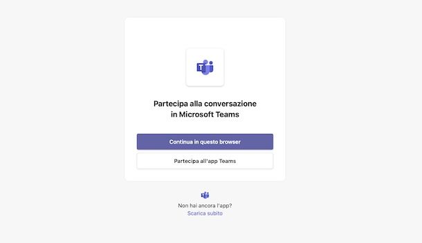Invitare persone su Teams