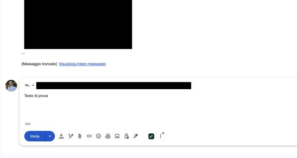 Rispondere email Gmail