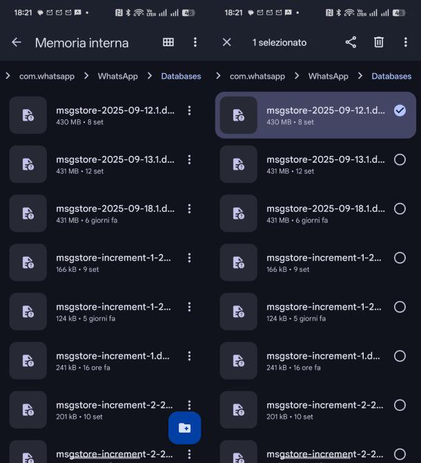 Backup WhatsApp