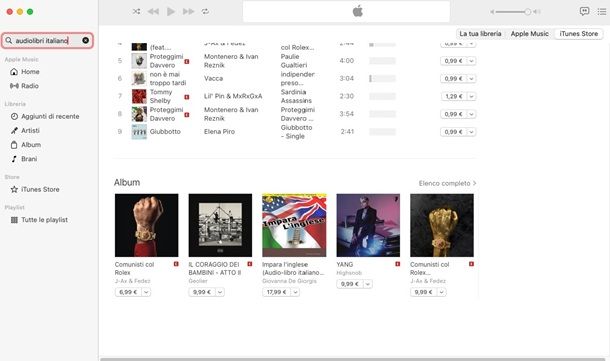 apple music audiolibri
