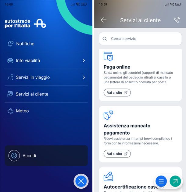 App Autostrade per l'Italia