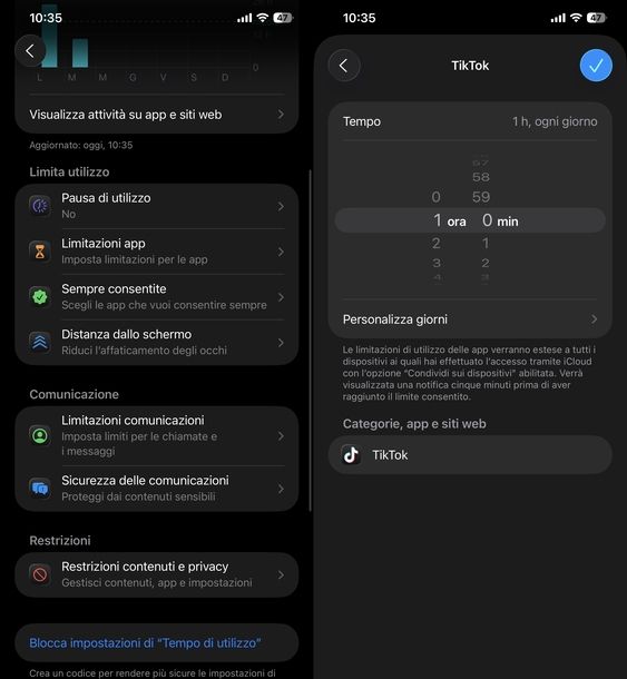 Bloccare app iPhone