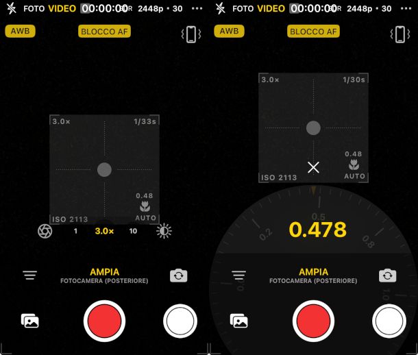 schermate app xZoom Cam Pro