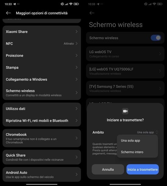Screen Share Xiaomi