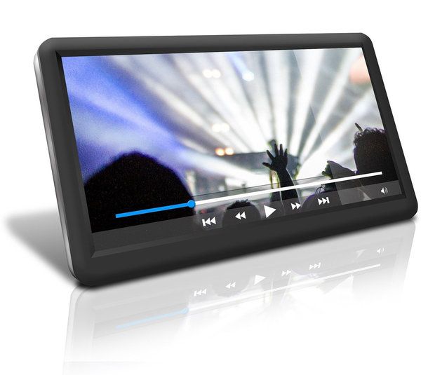 Video riprodotto su un tablet