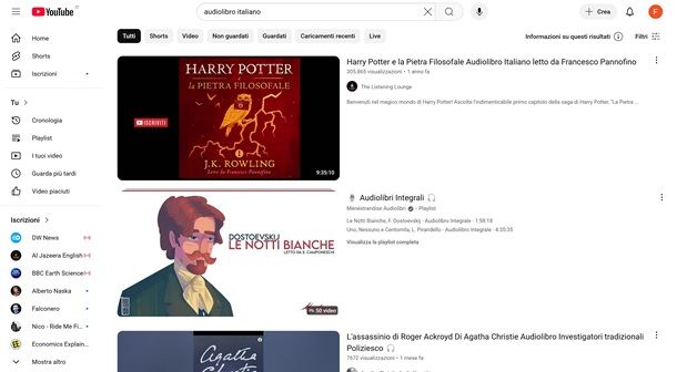 youtube audiolibro