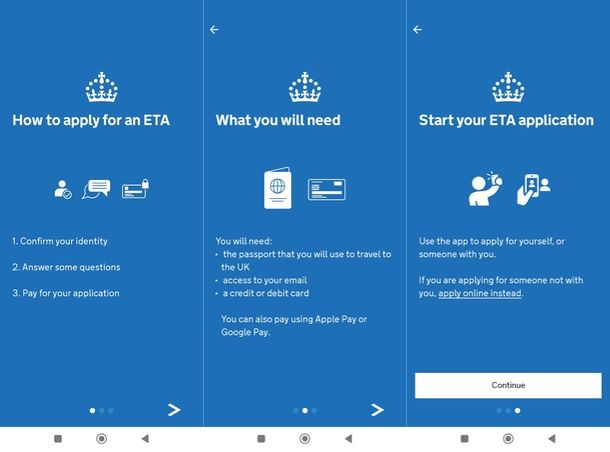 App per ETA UK