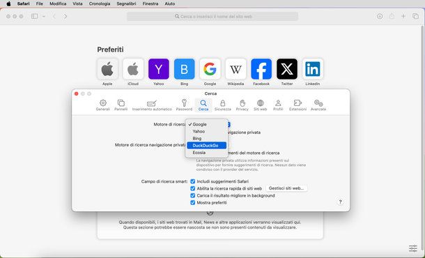 Come impostare DuckDuckGo su Safari