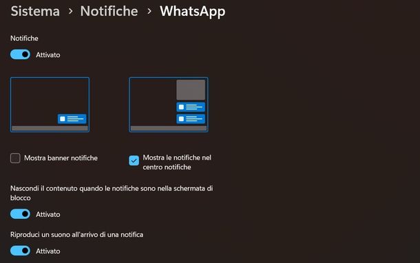 Disattivare popup Windows
