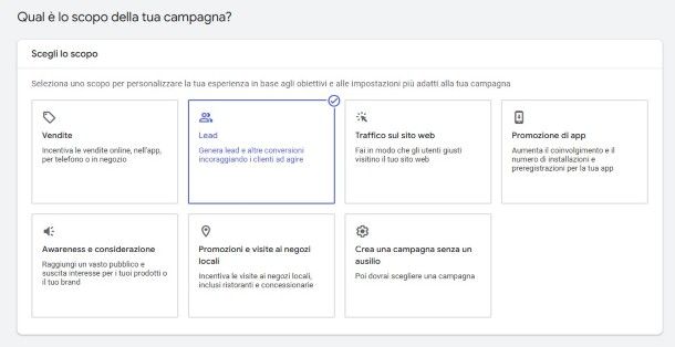 Campagna Google Ads