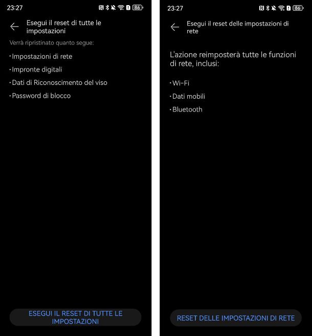 Come resettare Huawei senza perdere dati
