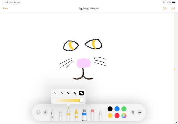 Disegnare su Pages