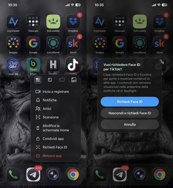 Bloccare app iPhone