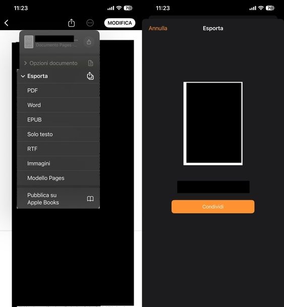 Creare PDF Pages iOS