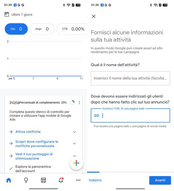 Google Ads app