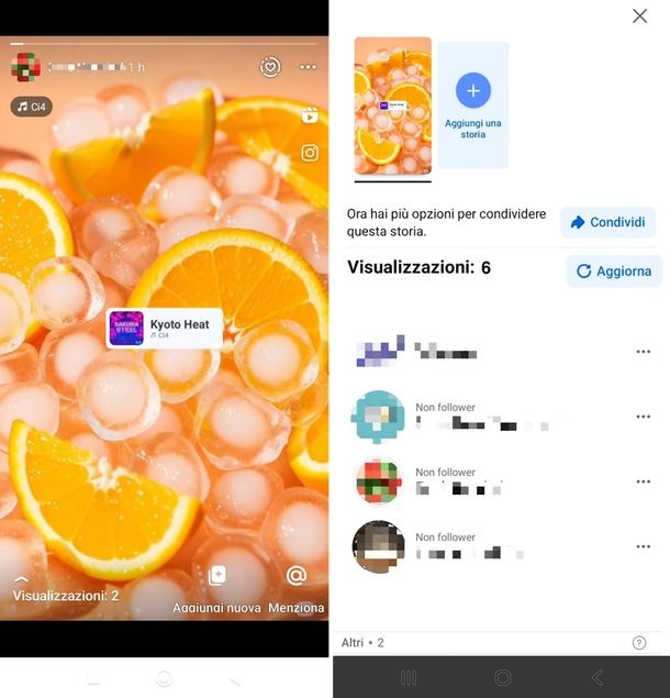 come vedere altri nelle storie di Facebook