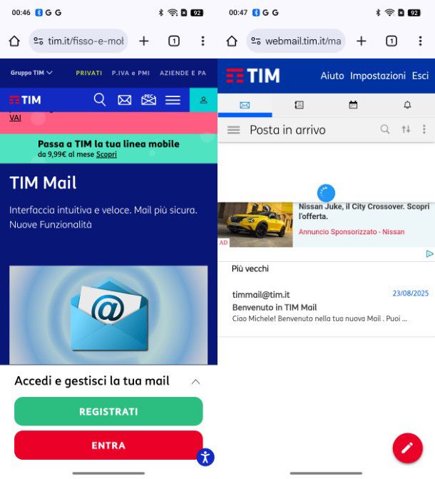 TIM Mail