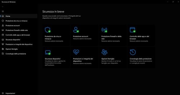 sicurezza di windows