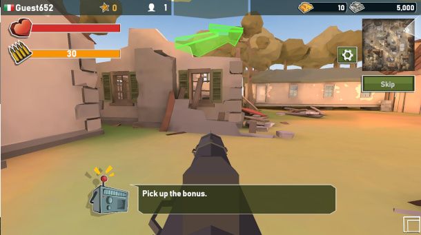 schermata gioco War Ops