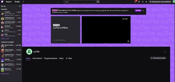Canale Twitch
