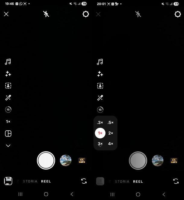 come fare Reel veloci su Instagram