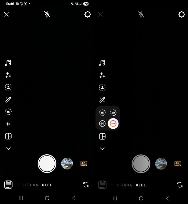 come fare Reel lunghi su Instagram