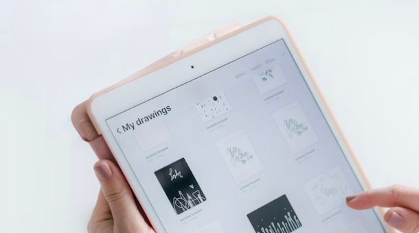 Disegnare su iPad senza penna