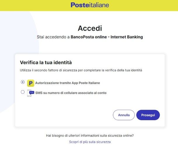 Bonifico Postepay