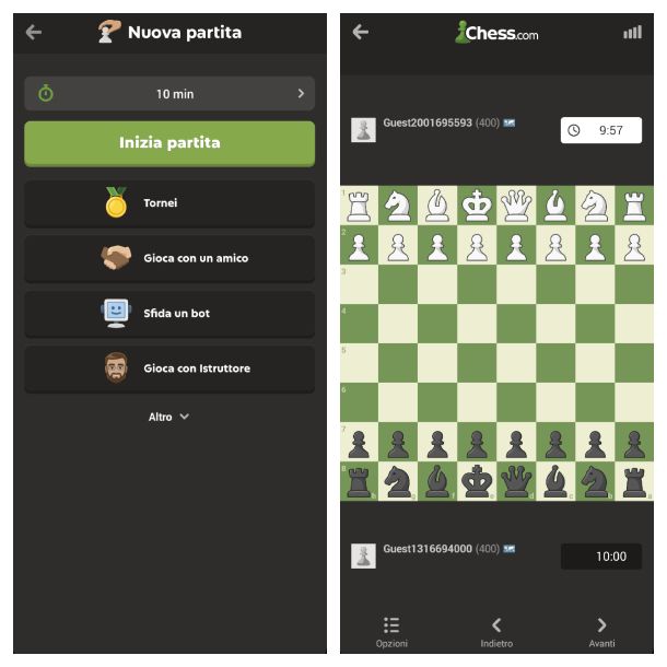 Gioco scacchi gratis