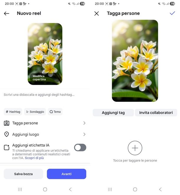 come fare Reel condiviso Instagram