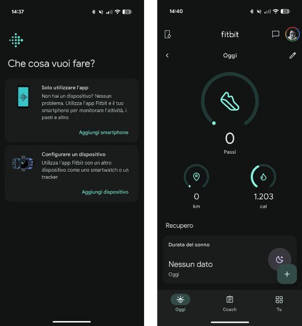 Come attivare il contapassi su Android