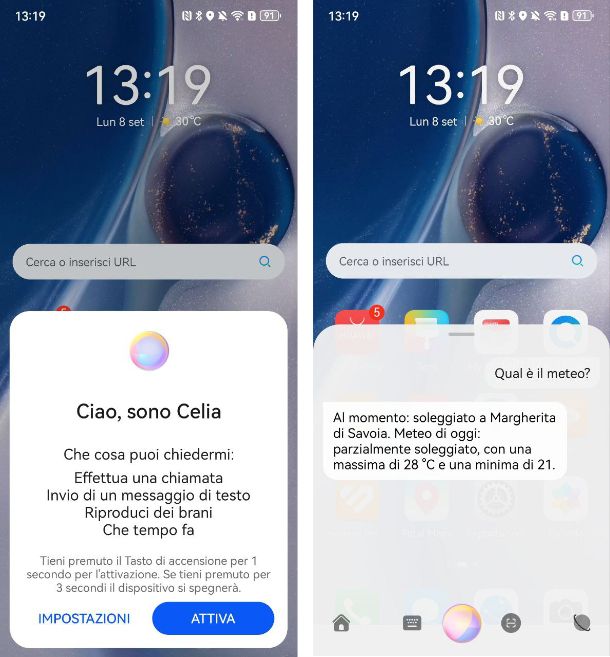 Come attivare l'assistente vocale Huawei