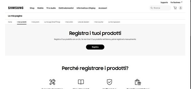 prodotti samsung