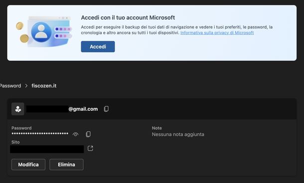 Cancellare dati accesso Instagram Microsoft Edge Mac