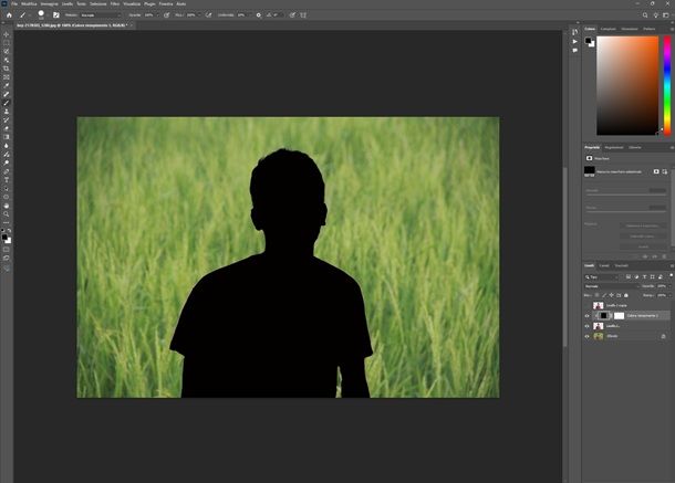 photoshop ombre copia soggetto 2