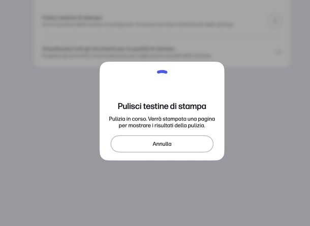 Pulire ugelli stampante HP app macOS