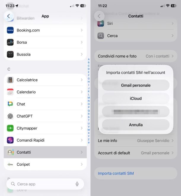 Come vedere se i numeri sono salvati sulla SIM iPhone