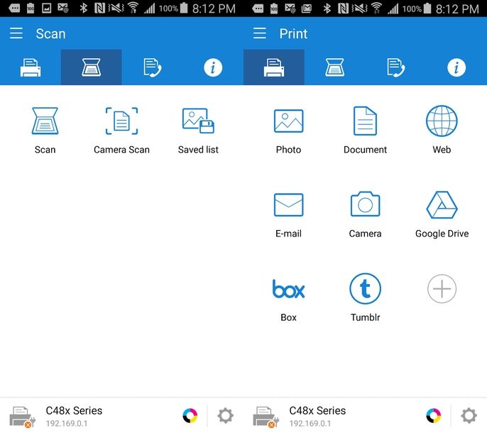 Installare scanner stampante Samsung Android