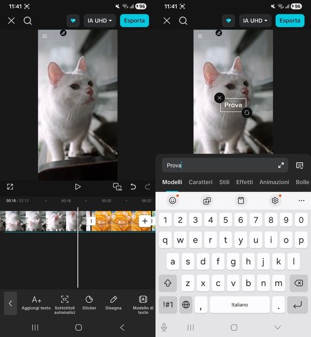 App per video musica foto e scritte