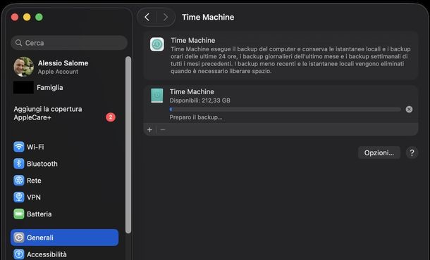 Backup Mac Time Machine