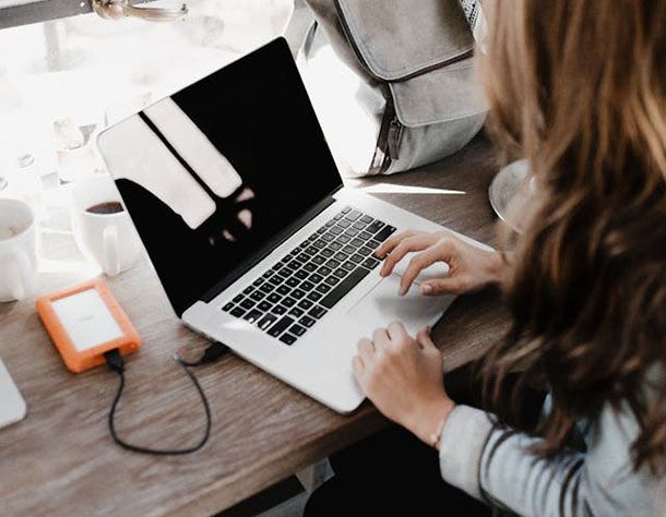 Backup su hard disk esterno