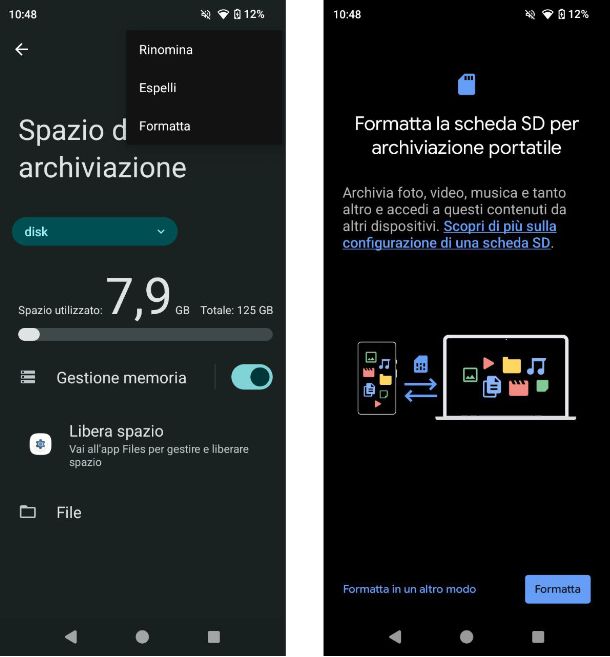 Programmi per formattare in FAT32 Android