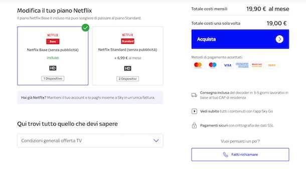 Vedere Netflix su Sky Stream